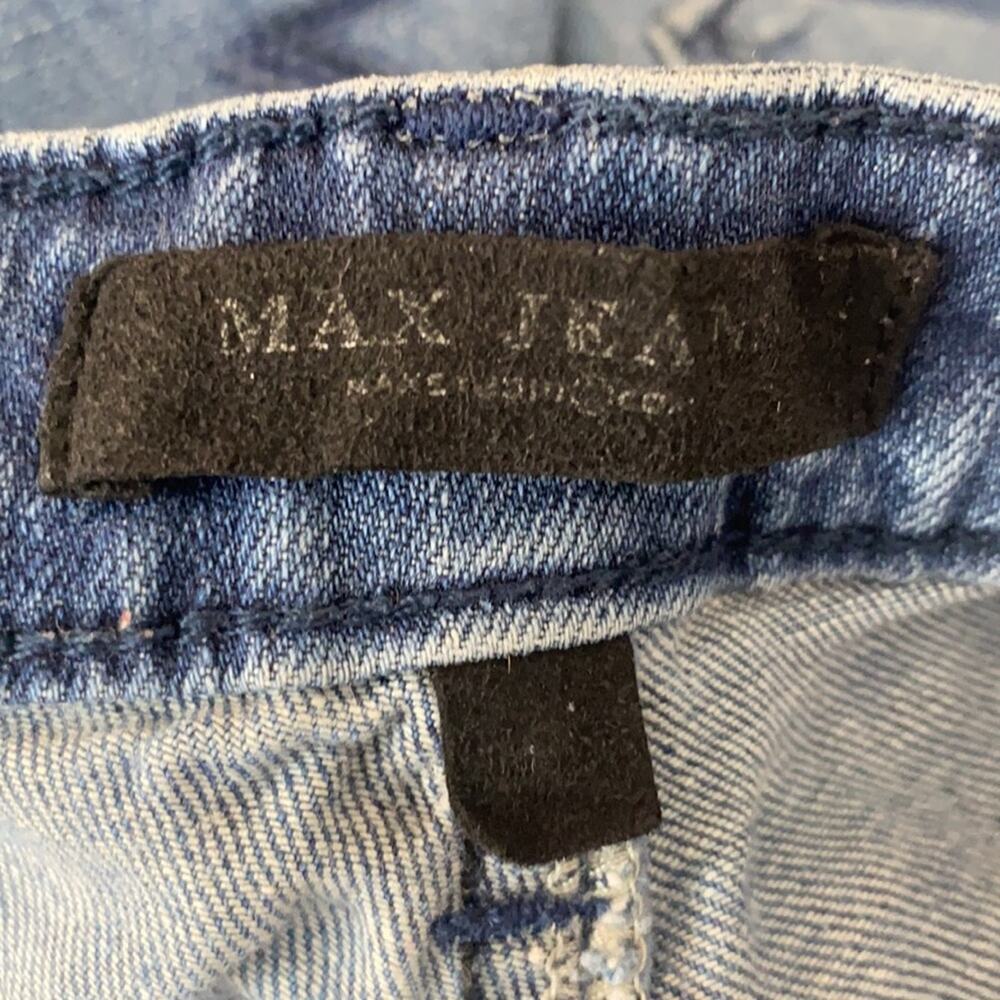 Max Studio Jeans Womens Size 6 Medium Wash Mid Rise Skinny Ankle Jeans - Picture 13 of 15